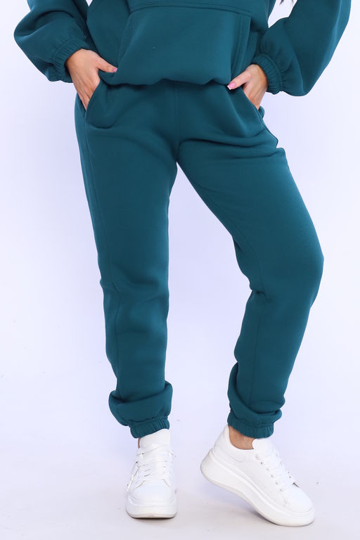 Брюки джоггеры футер трехнитка начес унисекс, Арт. Бр-1045