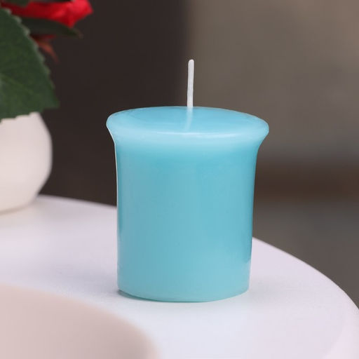 Набор свечей ароматических Turquoise sky, бирюзовое небо, 3 шт., 5×4.5 см
