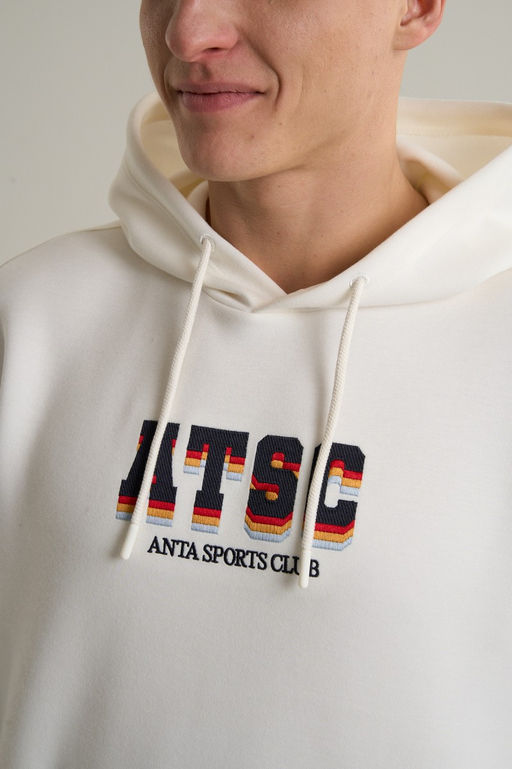 Худи Серо-белый ANTA SPORTS CLUB Sweat Hoodie фото 8