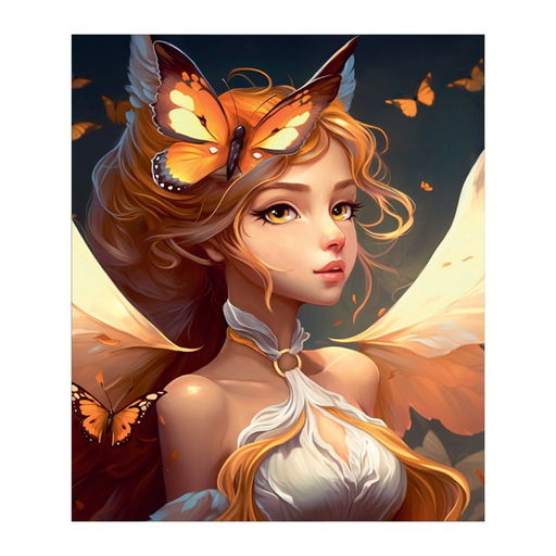 Тетрадь 48 листов в клетку Calligrata Аниме с бабочками, обложка мелованный картон, ТВИН-лак, выборочный УФ-лак, блок офсет МИКС  фото 6