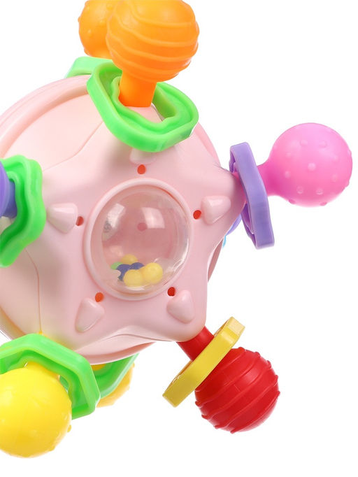 Развивающая сенсорная игрушка «Тянучка», с погремушкой