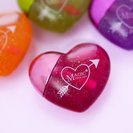 Цена за 24 шт. Блеск для губ «Сердечко», микс цветов и ароматов