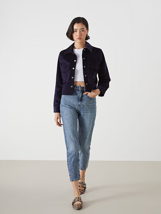 Mom Fit Kad?n Jean Pantolon