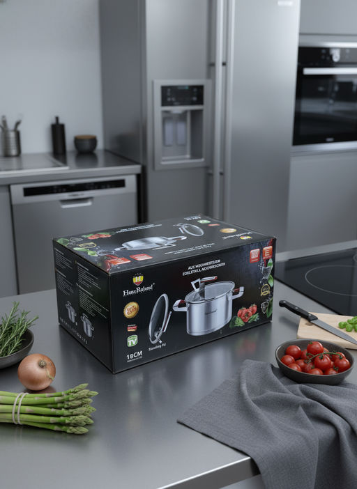 Кастрюля нерж. 2,7л OLS-HR143-2