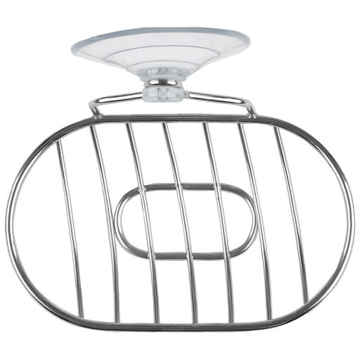 _Мыльница подвесная овальная. (крепление: присоска), арт. W2732 311457 - Полимербыт фото 4