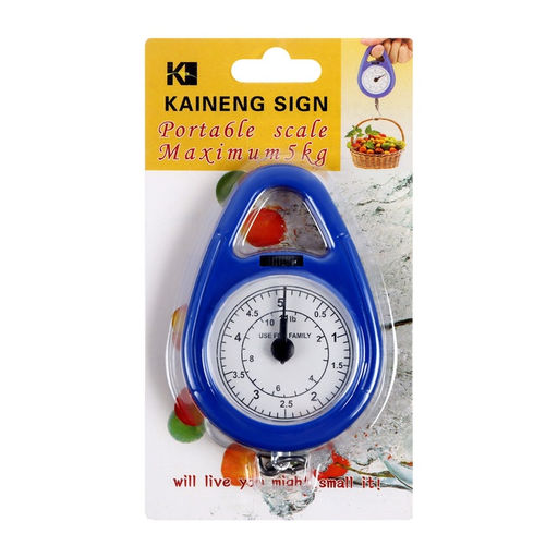 Весы-безмен механические, до 5 кг, цена деления 200 г, синие - Simaland фото 8