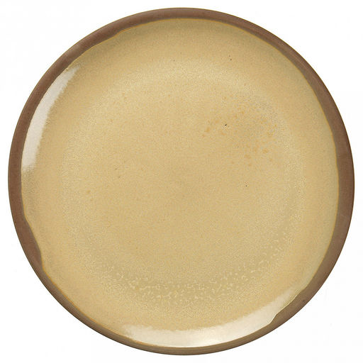 "Кремю" Тарелка мелкая из каменной керамики д220мм, h25мм (Россия)