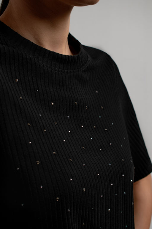 Арт. 3402/2 Футболка женская 44-52 (5 шт) Цвет:черный - Калинка фото 8