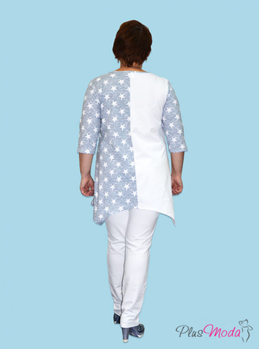 Туника Модель №15 размеры 52-64 - Plusmoda фото 8