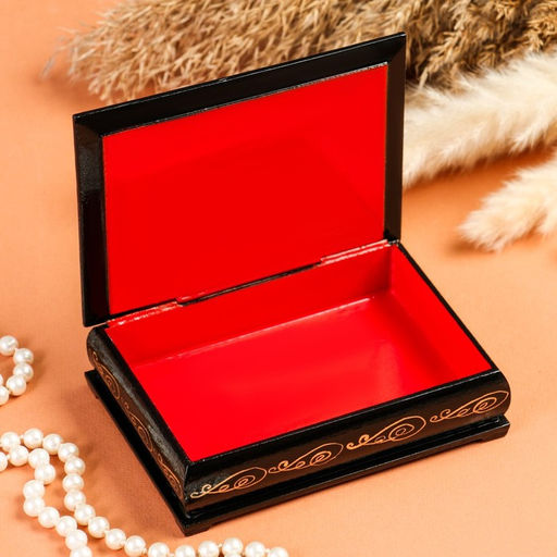 Шкатулка Рябина на окне, 10?14 см, лаковая миниатюра - Simaland фото 3