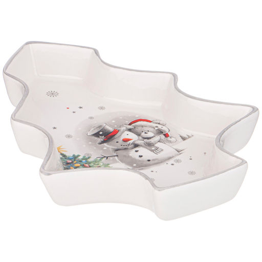 БЛЮДО AGNESS С НОВЫМ ГОДОМ! В ФОРМЕ ЕЛКИ 23*19,5*5 СМ  фото 3