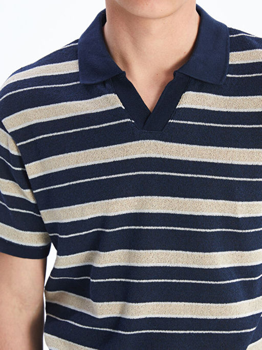 Polo Yaka ?izgili Erkek Ti??rt