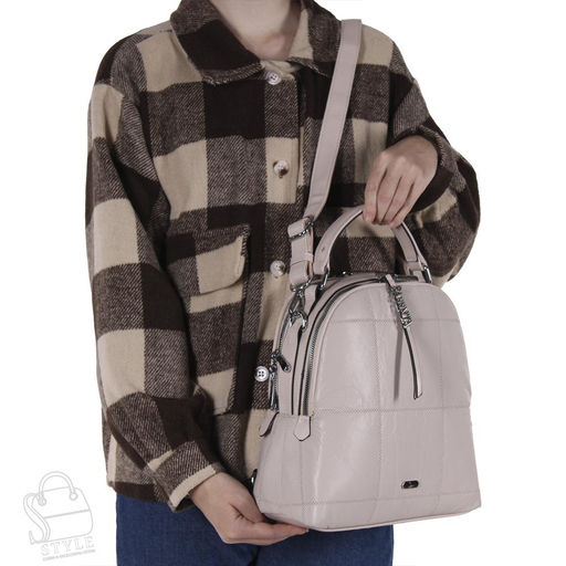 Рюкзак женский 670122 beige Velina Fabbiano - Safenta в Новосибирске