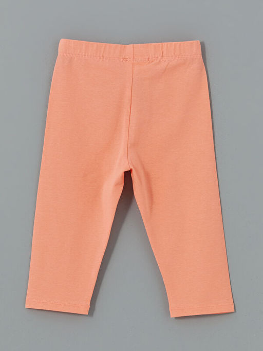 Beli Lastikli ?i?ekli K?z ?ocuk Tayt 2li