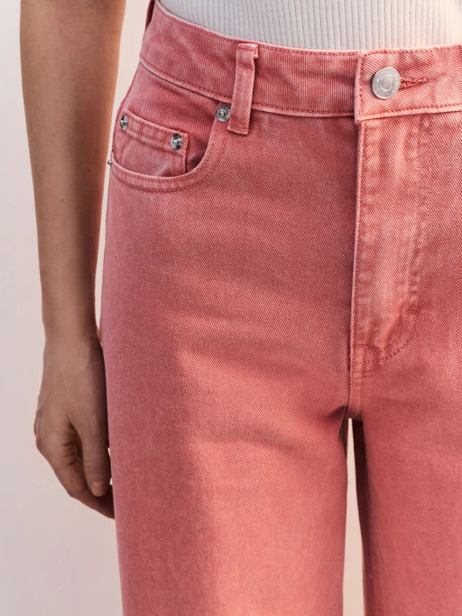 Широкие джинсы с высокой посадкой ZR2605092355-296 / Zarina