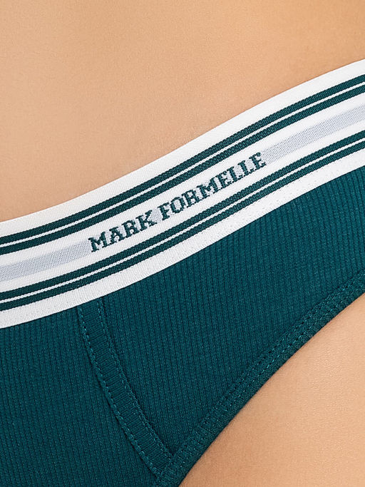 Цена за 2 штуки! Трусы женские бразилиана зеленые - Mark formelle фото 3