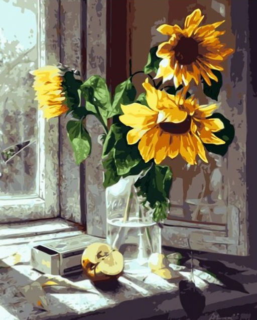 Картина по номерам на холсте и подрамнике 40х50 см