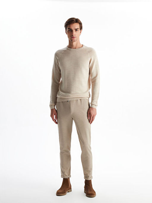 Bisiklet Yaka Erkek Triko Kazak