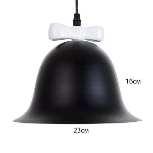 Светильник «Микки» Е27 40 Вт белый черный 23×23×19-119 см BayerLux