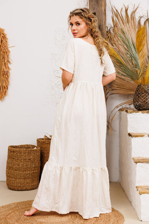 Платье AMORI 9735 молоко  фото 3