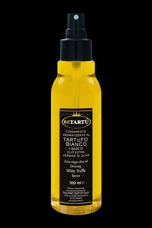 Масло оливковое RETARTU ароматизированное белым трюфелем Extra Vergine спрей 100 мл (квант 6 шт), стекло, Италия