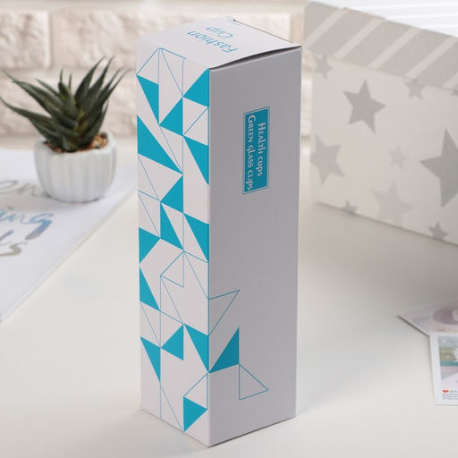 Бутылка для воды Кит, 500 мл, h=23.5 см, с ручкой, в чехле, стекло, рисунок МИКС - Simaland фото 9