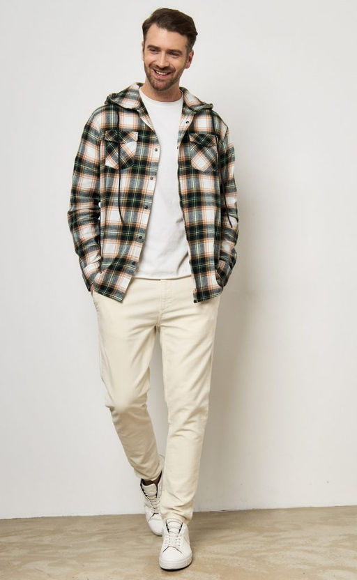 Рубашка фланель P321-0480 green - Primm фото 3