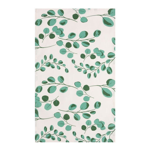 Полотенце Доляна Эвкалипт 35х60 см, 100% хлопок, рогожка 164 г/м2  фото 2