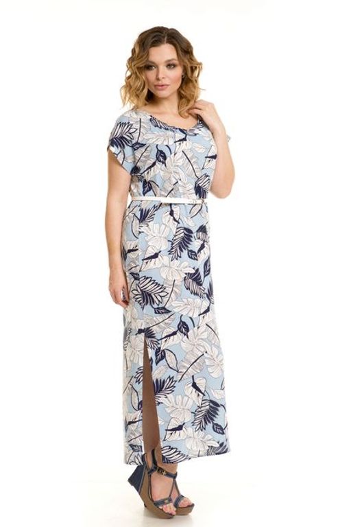 Платье 764 голубой - Novita фото 4