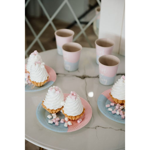 Тарелка бумажная Girl or Boy, набор 6 шт, 18 см - Страна карнавалия фото 3