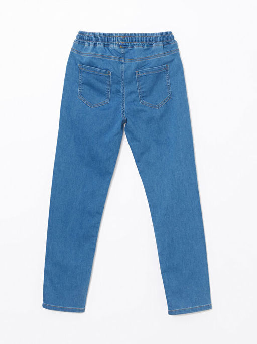 Beli Lastikli Erkek ?ocuk Jean Pantolon