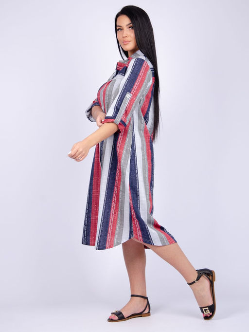 Платье "Анита" красное, трикотаж