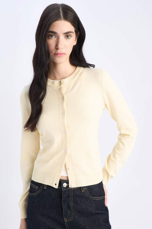 Regular Fit Bisiklet Yaka Basic DUz Triko H?rka - Defacto фото 2