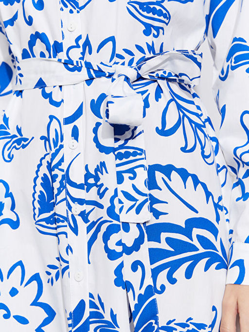 ?i?ekli Kad?n G?mlek Elbise