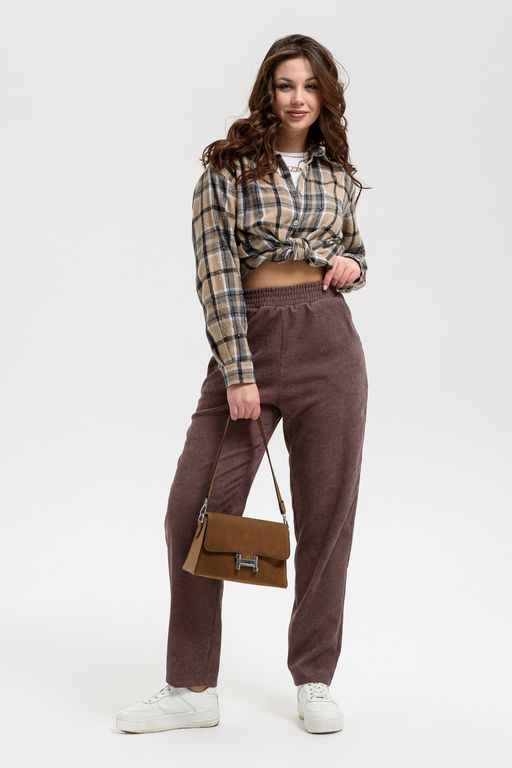 Брюки Натали микровельвет в ассортименте фото 61