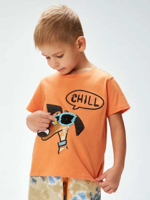 ACOOLA / Футболка детская для мальчиков Havel оранжевый