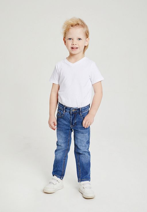 Джинсы прямые д/мал. Дафф - Oldos фото 4