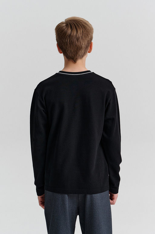 PELICAN, джемпер для мальчиков, Черный  фото 2