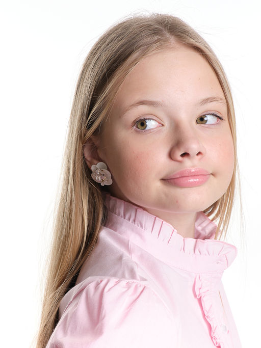 Серьги (гвозди) PR2893 черный - Mini maxi фото 3