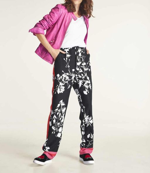 Брюки, черно-бело-розовые - Heine фото 6