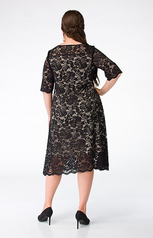 Великолепное кружевное платье А-силуэта - Ckc collections фото 3