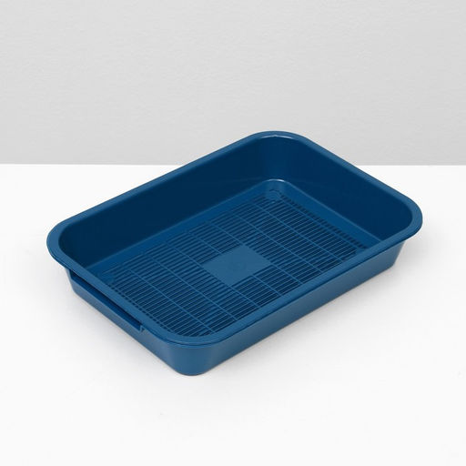 Туалет средний с сеткой 36 х 26 х 6,5 см, синий, - Simaland фото 3