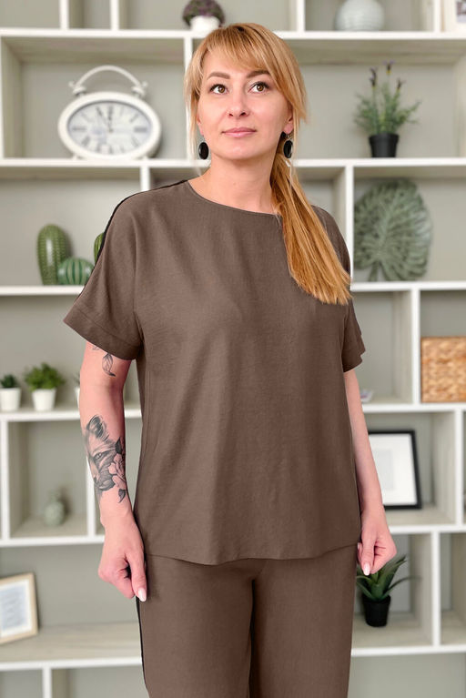 Костюм Rumoda 2210-Р коричневый  фото 5