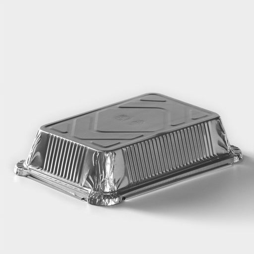 Цена за 2 шт. Формы для выпечки и запекания Доляна, набор 3 шт., 780 мл, 2114.75 см, фольга, серебристые  фото 4