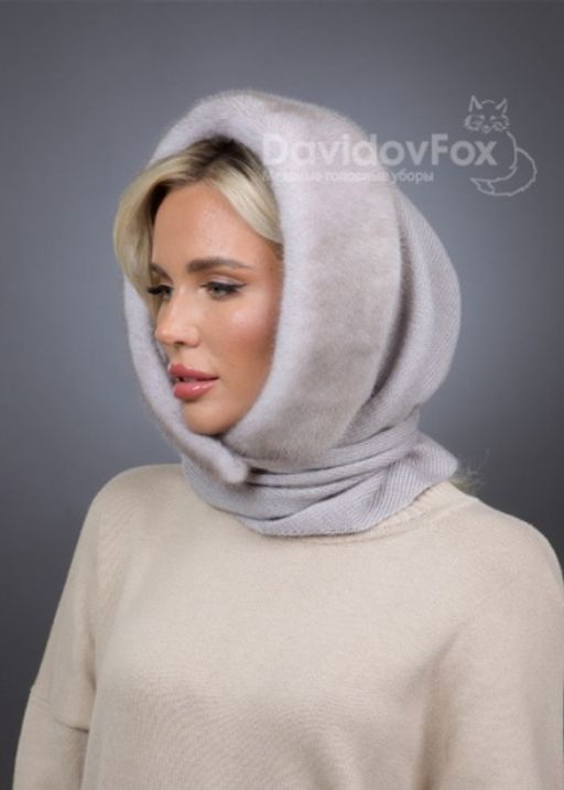 Платок Трикотаж Норка Колотый лед - Davidovfox фото 3