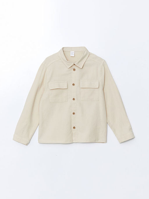 Uzun Kollu Basic Erkek ?ocuk G?mlek