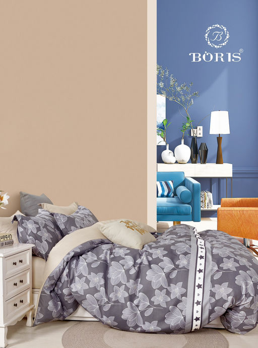 КПБ Boris Dense на резинке по кругу BORDR145 1.5 спальный