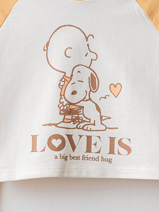 Kap??onlu Snoopy Bask?l? Uzun Kollu K?z ?ocuk Sweatshirt - Waikiki фото 3