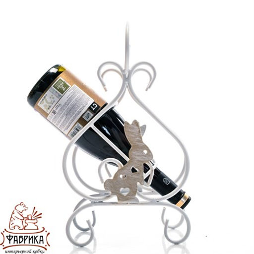 Бутылочница настольная металлическая 210-002 - Фабрика интерьерной ковки фото 2