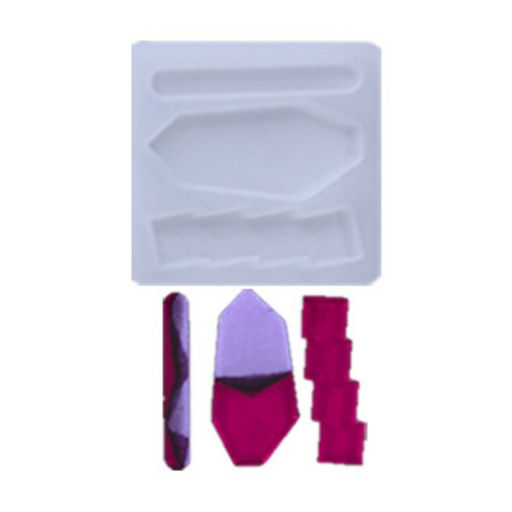 Цена за 2 шт. Молд силиконовый «Заколка», 3 вида заколки